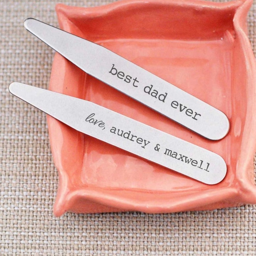 personalized collar stays